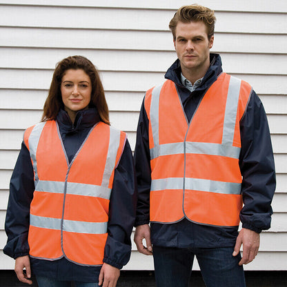 Personalised Hi Vis Vest Jacket Safety Waistcoat Custom Printed Adults Hi Viz