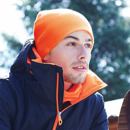 Personalised Embroidered Beanie Hat Pullover Custom Printed Workwear Wooley Hat