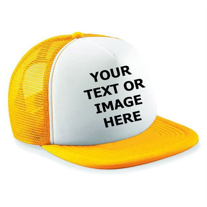 Personalised Snapback Hat Trucker Cap Half Mesh Baseball Cap Mens Ladies Unisex