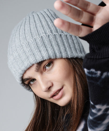 Personalised Embroidered Beanie Hat Womens Custom Headwear Woolly Winter Hat