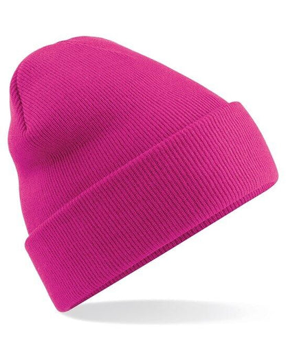 Personalised Embroidered Junior Beanie Cuffed Winter Woolly Hat Kids Children