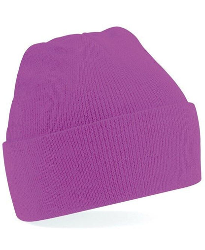Personalised Embroidered Junior Beanie Cuffed Winter Woolly Hat Kids Children