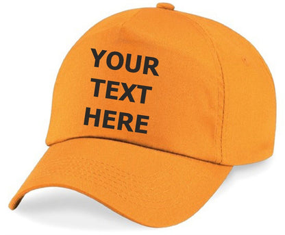 Personalised Baseball Cap Embroidered Custom Printed Hat Unisex Mens Ladies