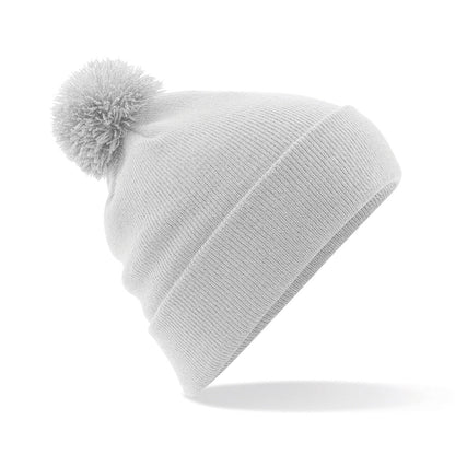 Personalised Beanie Hat Embroidered Bobble Hat Winter Pom Pom Pullover Wooley