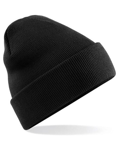 Personalised Embroidered Beanie Hat Custom Cuffed Winter Woolly Hat Mens Womens