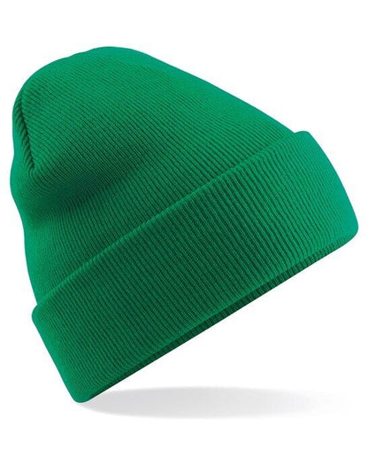 Personalised Embroidered Beanie Hat Custom Cuffed Winter Woolly Hat Mens Womens