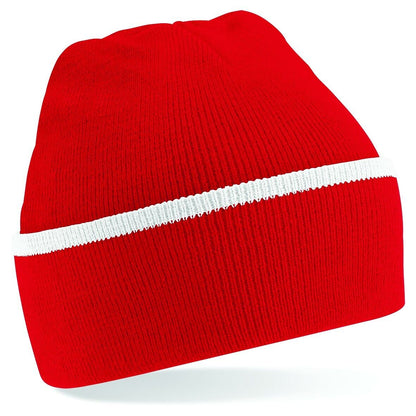 Personalised Embroidered Beanie Hat Cuffed Pullover Custom Printed Wooley Hat