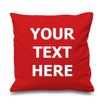 Personalised Photo Cushion Cover Name Cotton Pillowcase Image Text Printed Gift