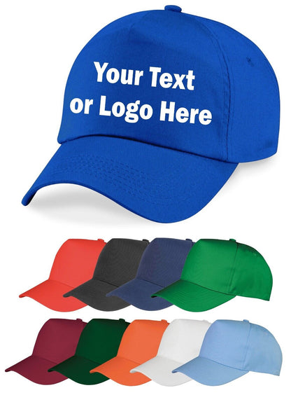 Personalised Kids Baseball Cap Embroidered Custom Printed Hat Unisex Childs Hat
