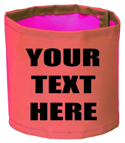 Personalised Captains Armband Custom Printed Hi Vis High Viz Football Sports 