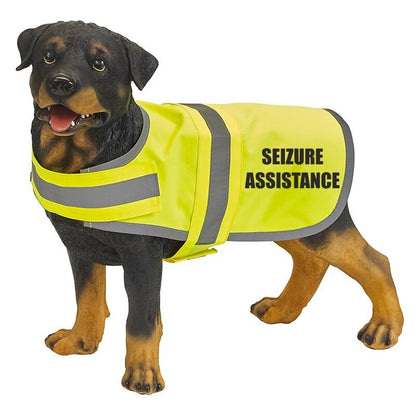 Seizure Assistance High Vis Hi Viz Dog Pet Safety Vest Reflective Coat