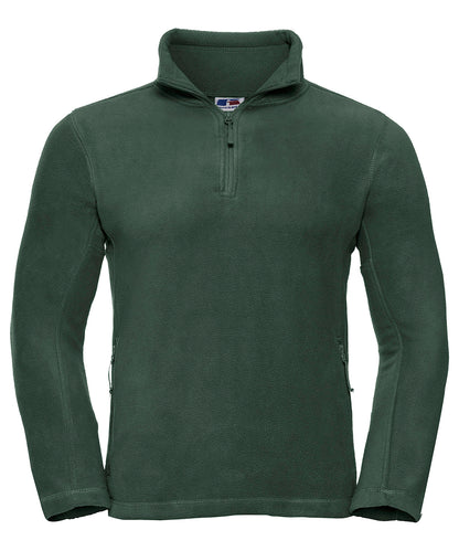 Unisex Custom Printed or Embroidered Zip-Up Quarter Zip Fleece Jacket