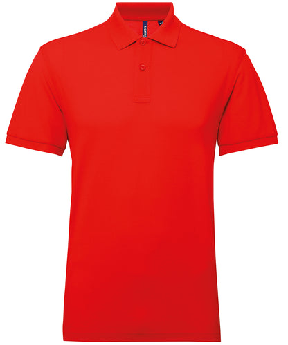 Men's Custom Printed or Embroidered Performance Cotton Polo Shirt