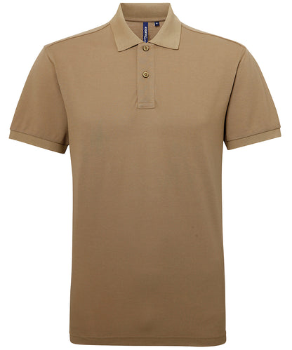 Men's Custom Printed or Embroidered Performance Cotton Polo Shirt