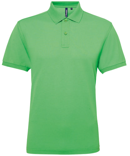 Men's Custom Printed or Embroidered Performance Cotton Polo Shirt