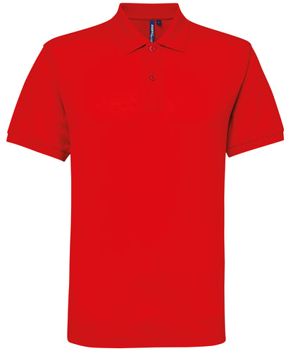 Men's Custom Printed or Embroidered Performance Cotton Polo Shirt