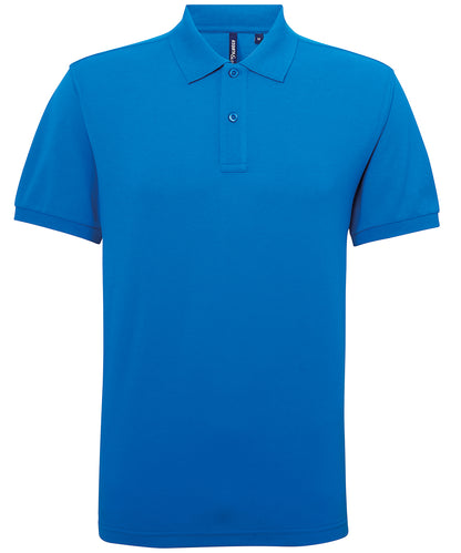 Men's Custom Printed or Embroidered Performance Cotton Polo Shirt