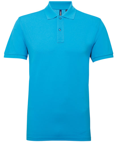 Men's Custom Printed or Embroidered Performance Cotton Polo Shirt
