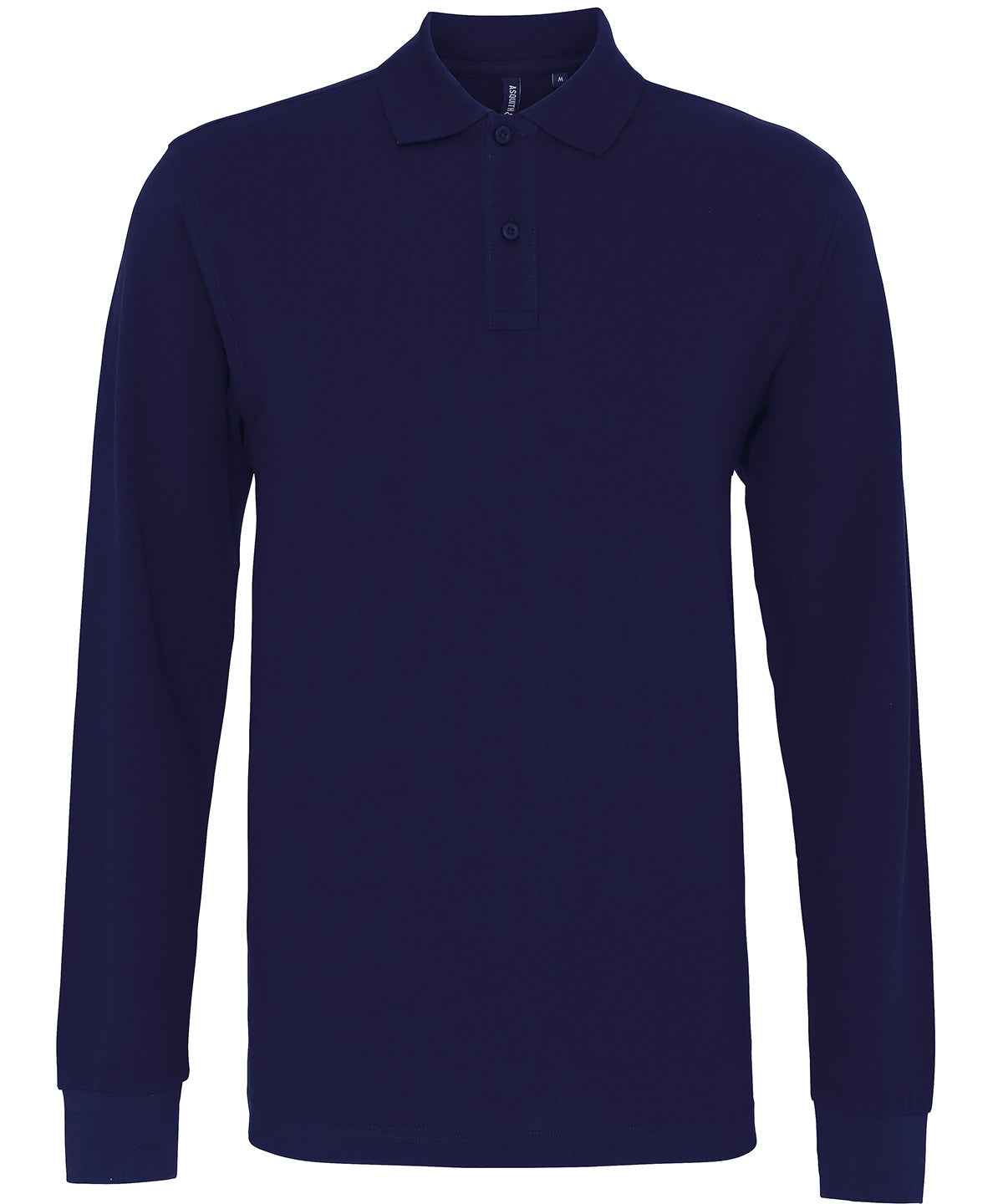 Men's Custom Printed or Embroidered Lightweight Long Sleeve Polo Shirt