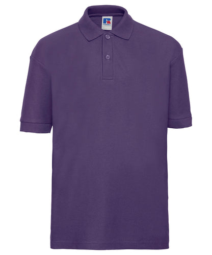 Kids Custom Printed or Embroidered Cotton Classic Fit Polo Shirt