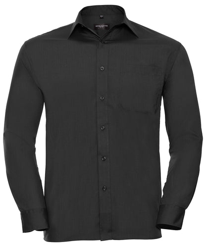 Unisex Custom Printed or Embroidered Long Sleeve Cotton Workwear Shirt
