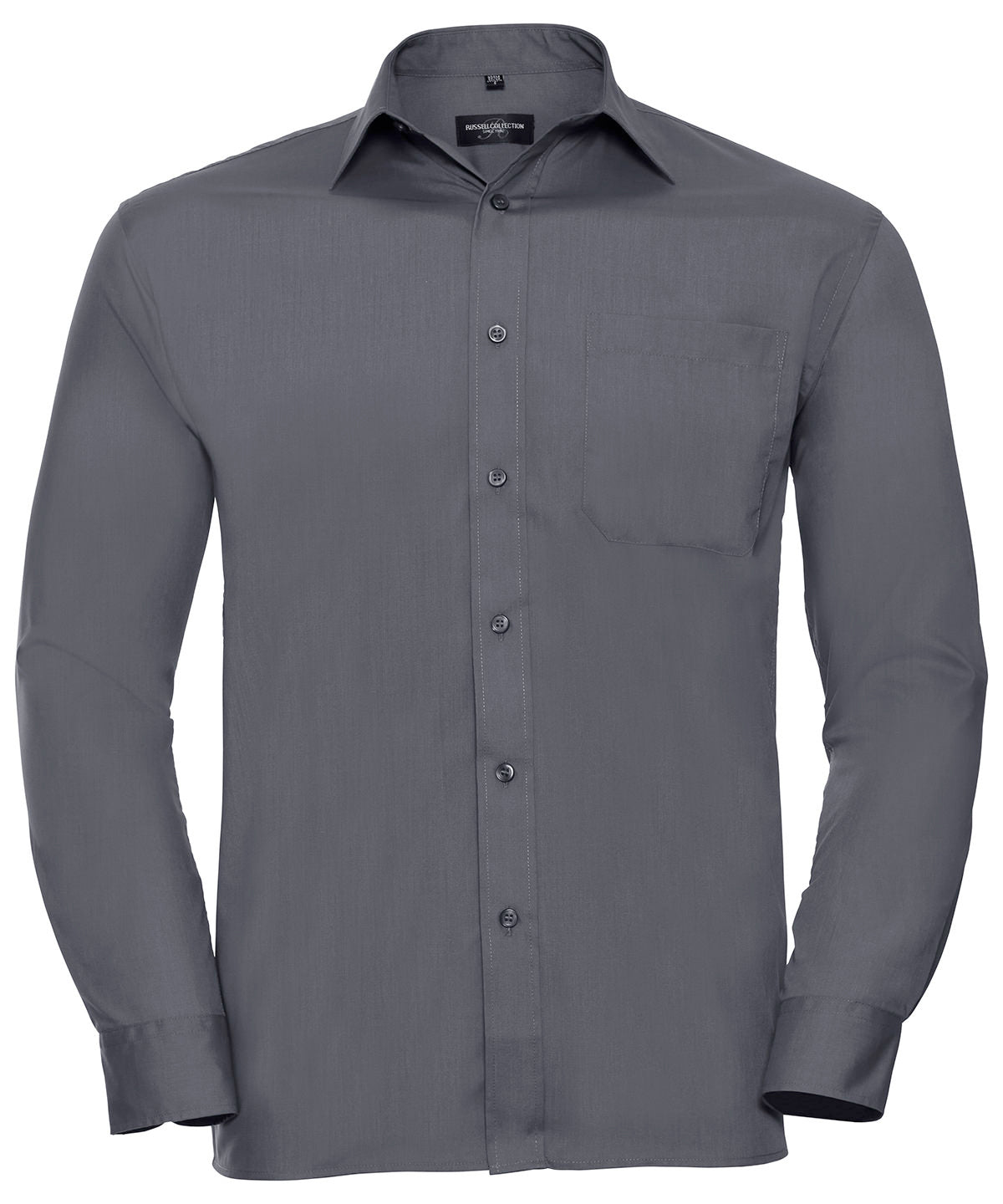 Unisex Custom Printed or Embroidered Long Sleeve Cotton Workwear Shirt