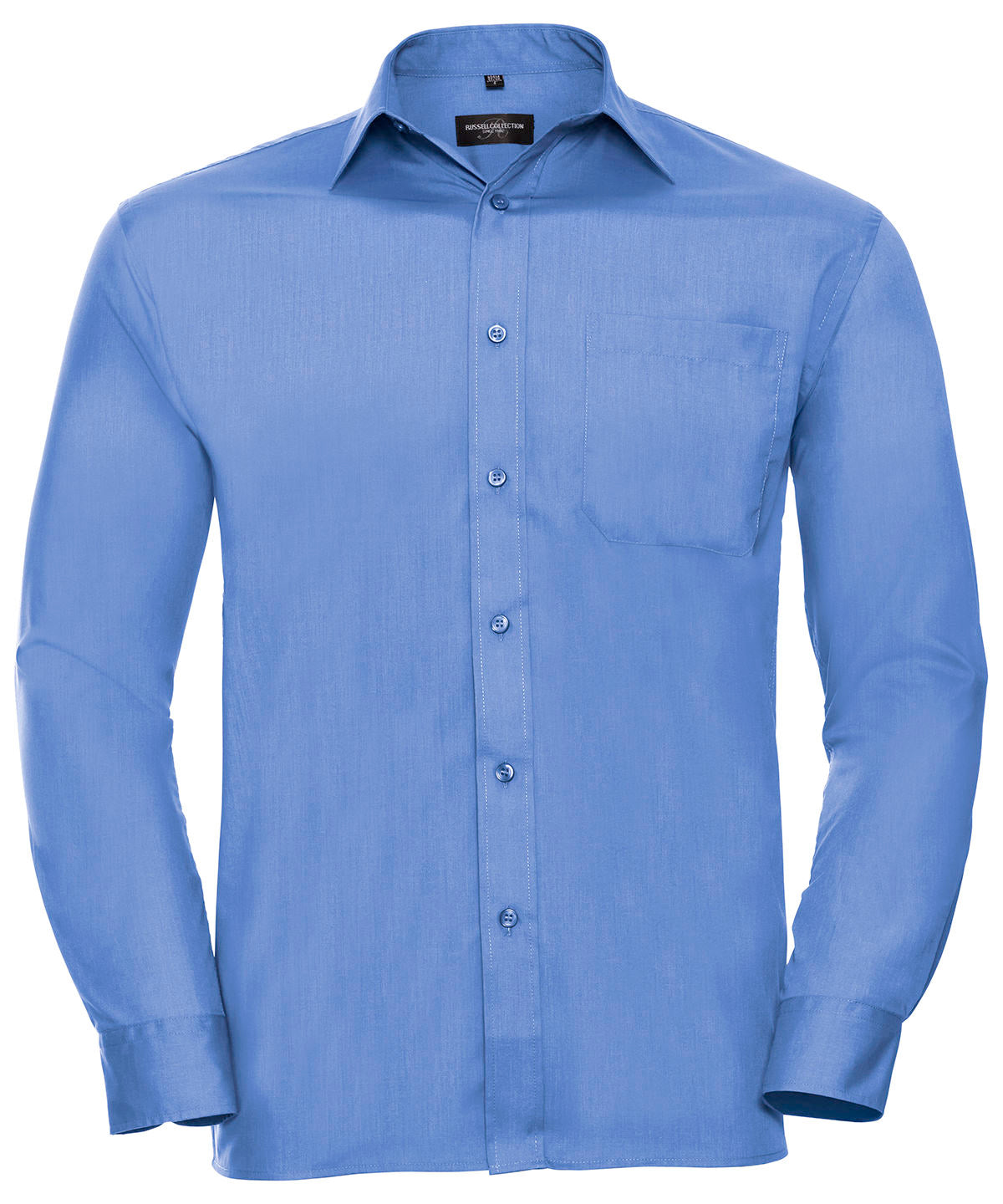 Unisex Custom Printed or Embroidered Long Sleeve Cotton Workwear Shirt