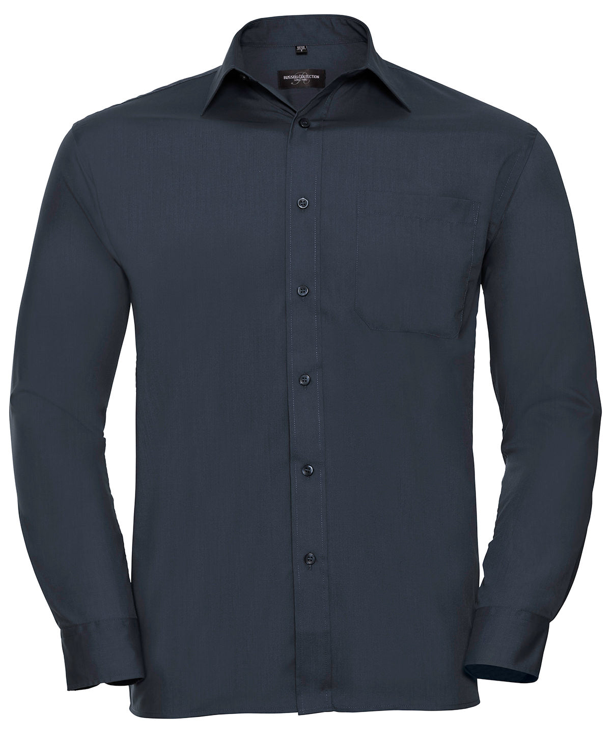 Unisex Custom Printed or Embroidered Long Sleeve Cotton Workwear Shirt