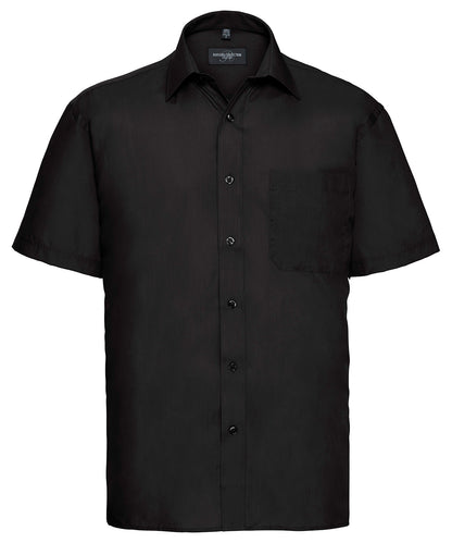 Unisex Custom Printed or Embroidered Short Sleeve Cotton Workwear Shirt