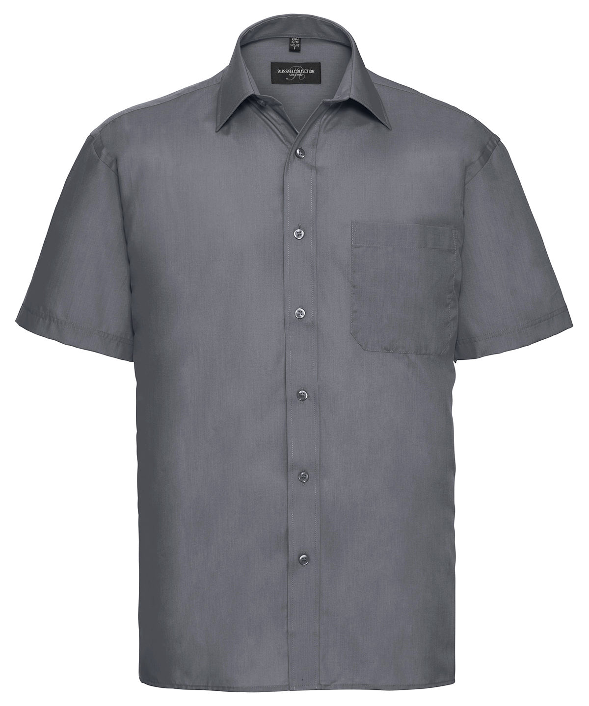 Unisex Custom Printed or Embroidered Short Sleeve Cotton Workwear Shirt