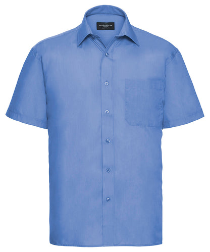 Unisex Custom Printed or Embroidered Short Sleeve Cotton Workwear Shirt
