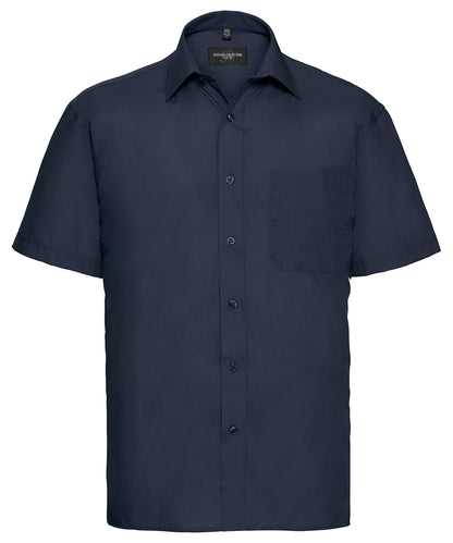 Unisex Custom Printed or Embroidered Short Sleeve Cotton Workwear Shirt