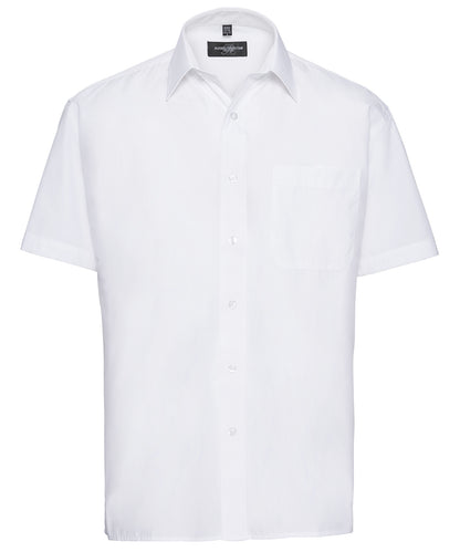 Unisex Custom Printed or Embroidered Short Sleeve Cotton Workwear Shirt