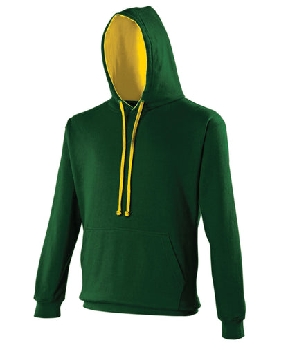 Unisex Custom Printed or Embroidered Contrast Hoodie