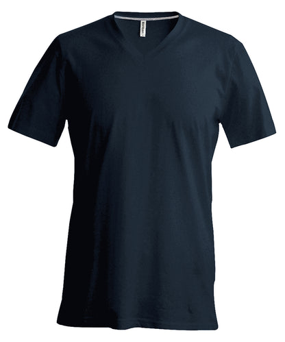 Men's Custom Printed Cotton Contrast T-Shirt