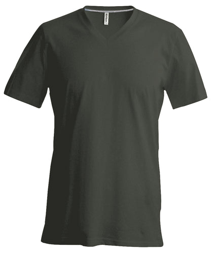 Men's Custom Printed Cotton Contrast T-Shirt