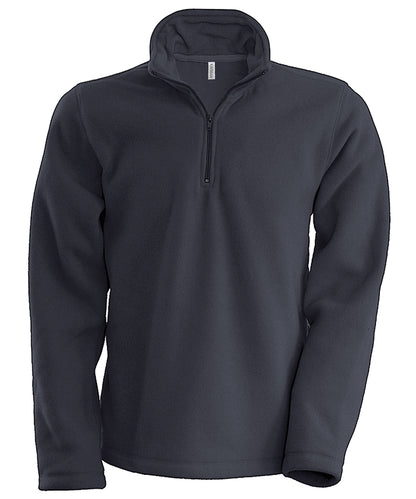 Unisex Custom Printed or Embroidered Zip-Up Quarter Zip Fleece Jacket