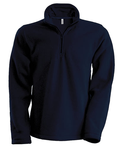 Unisex Custom Printed or Embroidered Zip-Up Quarter Zip Fleece Jacket