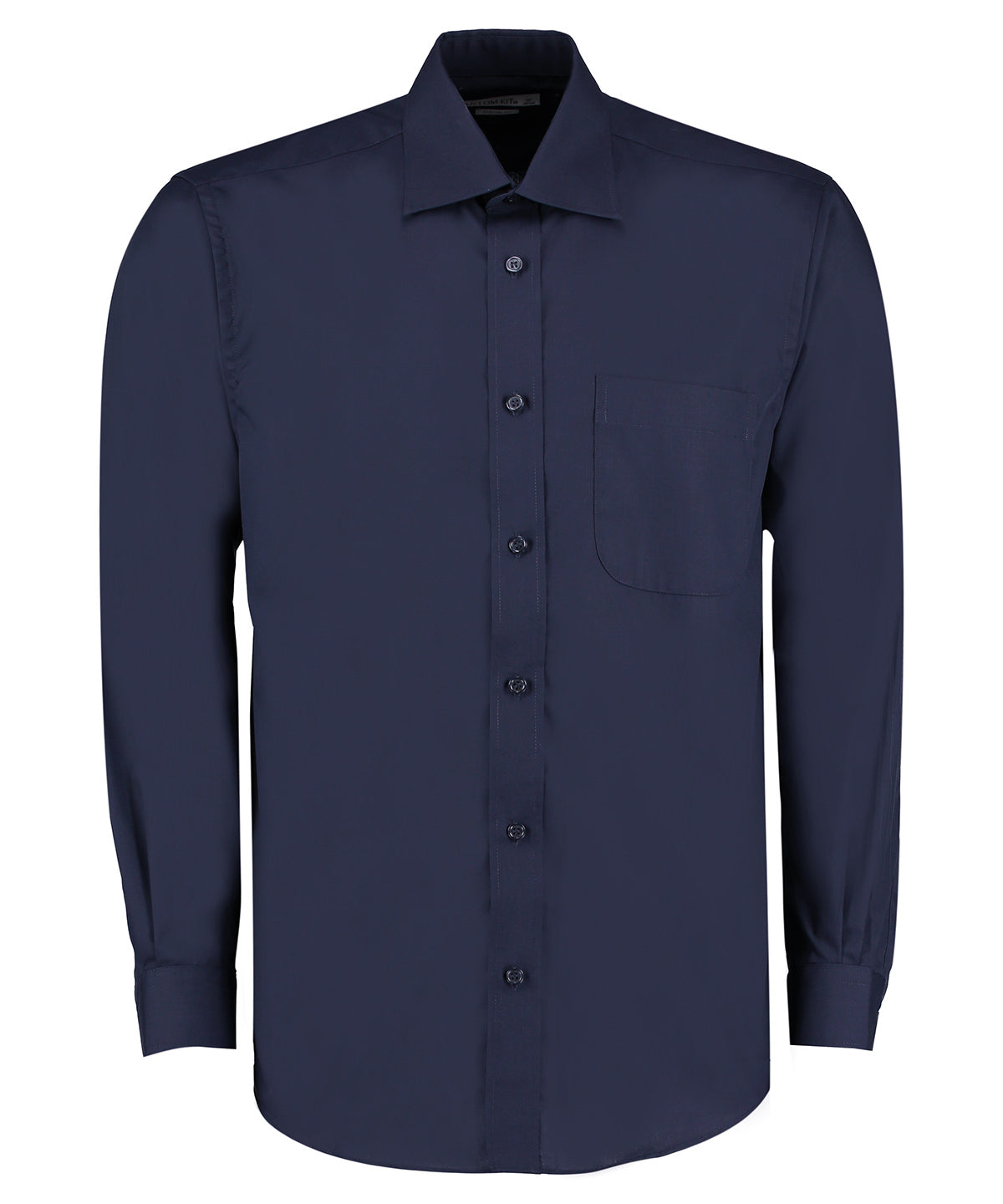 Men's Custom Printed or Embroidered Long Sleeve Cotton Workwear Shirt