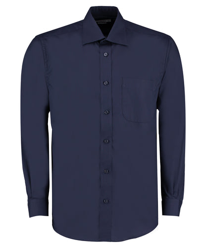 Men's Custom Printed or Embroidered Long Sleeve Cotton Workwear Shirt