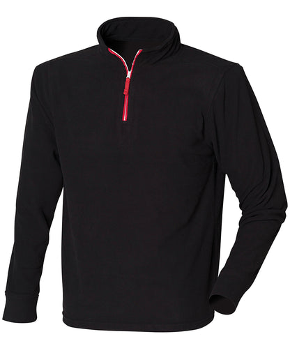 Men's Custom Printed or Embroidered Long Sleeve Zip-Up Fleece Jacket