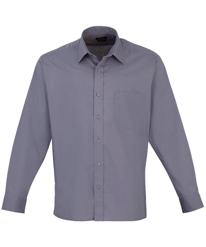 Men's Custom Printed or Embroidered Long Sleeve Classic Fit Workwear Shirt