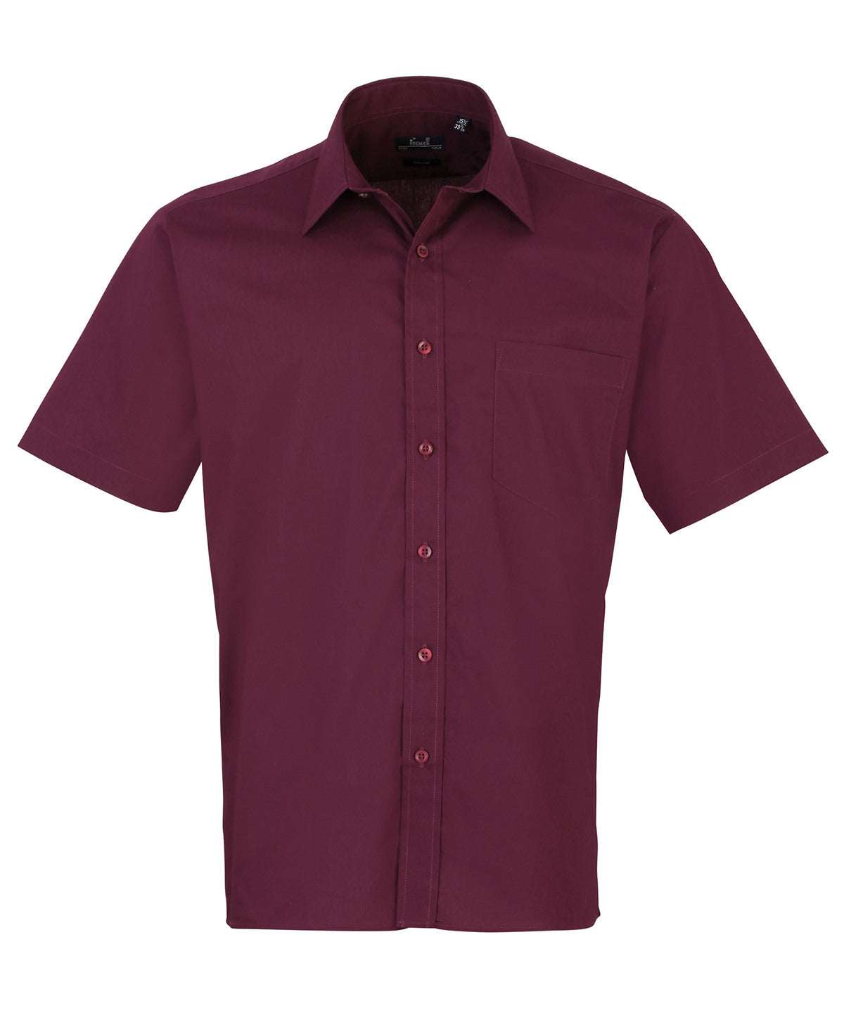 Men's Custom Printed or Embroidered Short Sleeve Classic Fit Workwear Shirt
