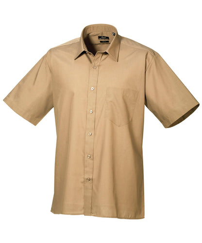 Men's Custom Printed or Embroidered Short Sleeve Classic Fit Workwear Shirt