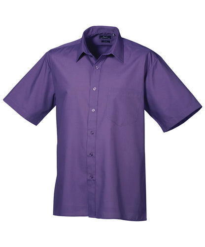 Men's Custom Printed or Embroidered Short Sleeve Classic Fit Workwear Shirt