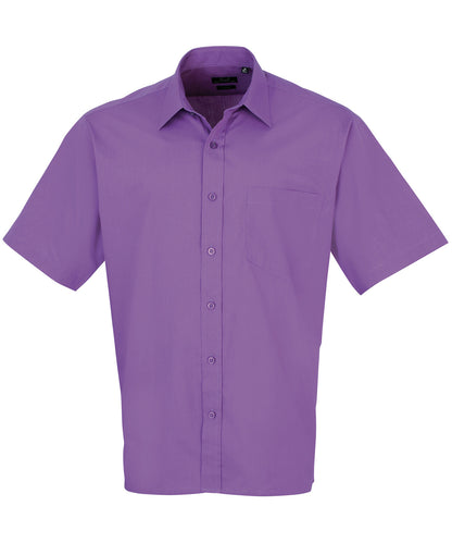 Men's Custom Printed or Embroidered Short Sleeve Classic Fit Workwear Shirt
