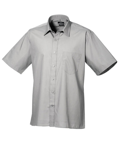 Men's Custom Printed or Embroidered Short Sleeve Classic Fit Workwear Shirt