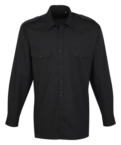 Men's Custom Printed or Embroidered Long Sleeve Workwear Shirt