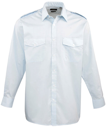 Men's Custom Printed or Embroidered Long Sleeve Workwear Shirt