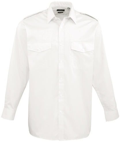 Men's Custom Printed or Embroidered Long Sleeve Workwear Shirt